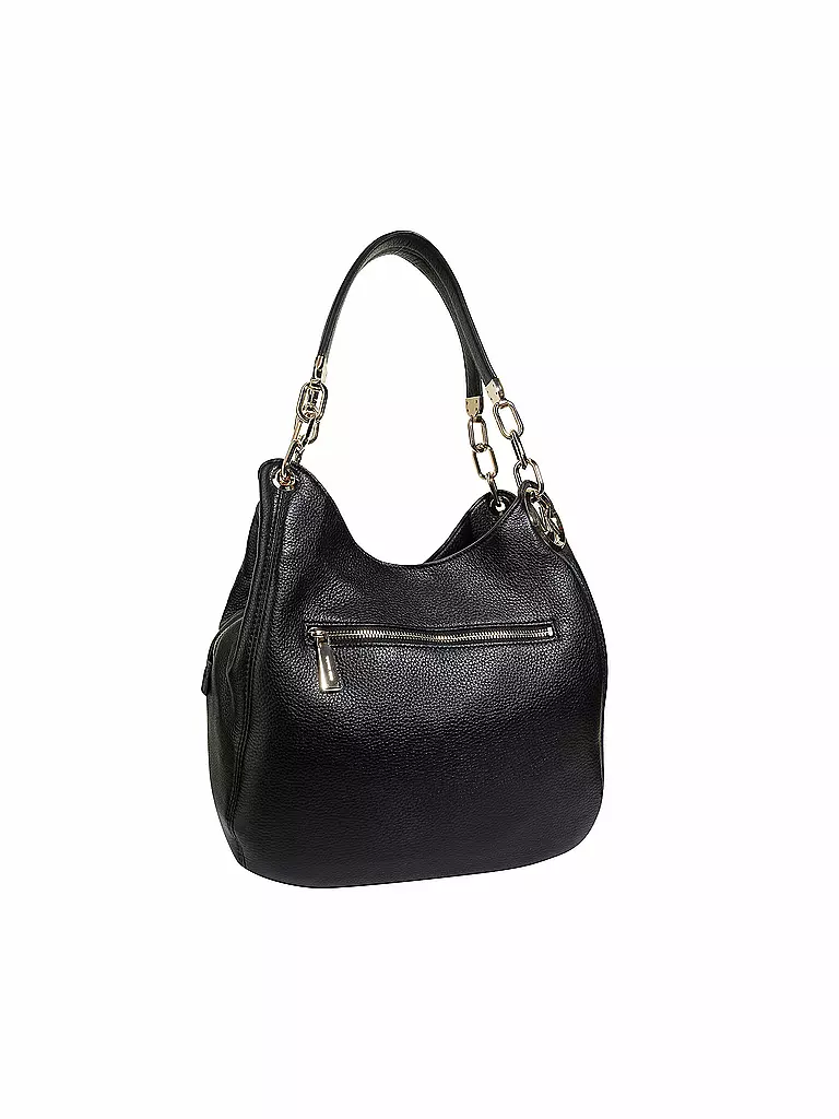 MICHAEL KORS Ledertasche Hobo Bag LILLIE Large schwarz